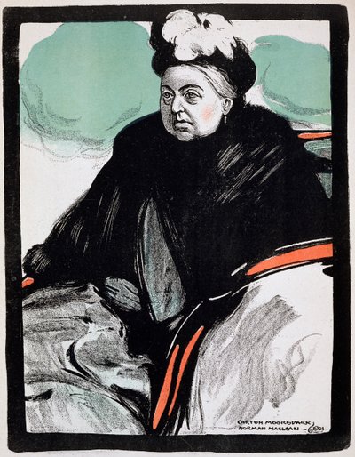 Dronning Victoria, 1901 af Unbekannt