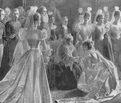 Queen Victorias Diamond Jubilee: Tegnestue i Buckingham Palace, 11. maj 1897, 1901. af Unbekannt