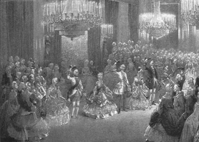 Dronning Victorias georgiske kostumebal i Buckingham Palace, 6. januar 1845, 1901. af Unbekannt