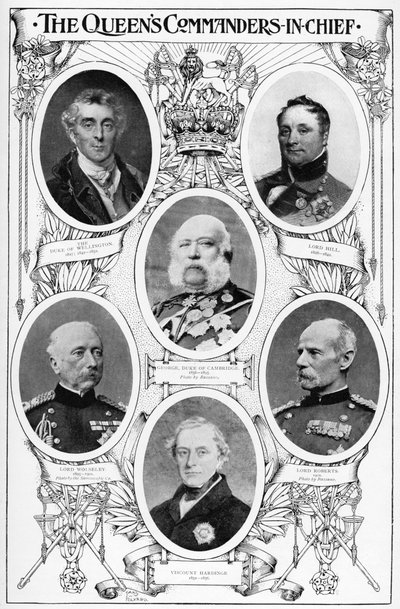 Dronning Victorias øverstbefalende, 1901 af Unbekannt