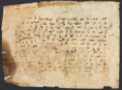 Koranmanuskriptfolio, 800-900-tallet. af Unbekannt