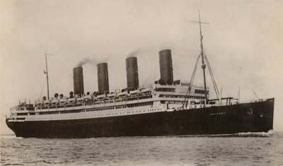 RMS Aquitania, c1930. af Unbekannt