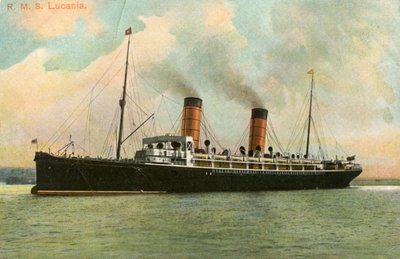 RMS Lucania, c1905 af Unbekannt