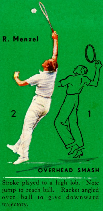 R. Menzel - Overhead Smash, c1935. af Unbekannt