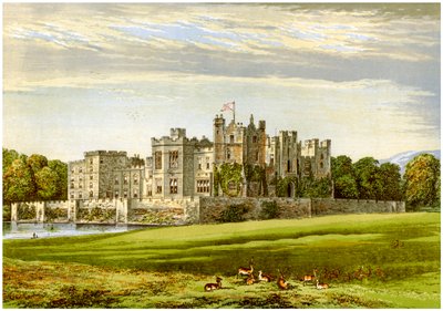 Raby Castle, County Durham, hjemsted for hertugen af Cleveland, c1880 af Unbekannt