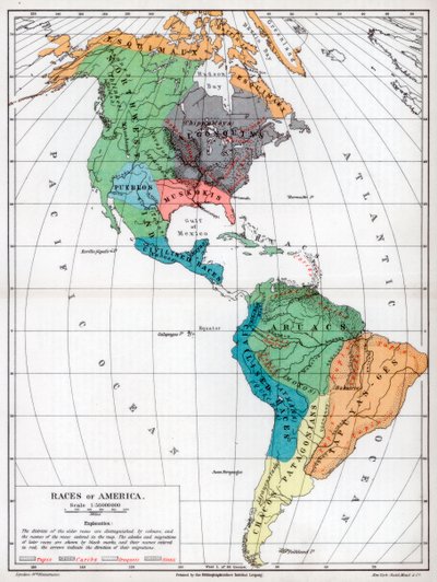 Races of America, 1901 af Unbekannt