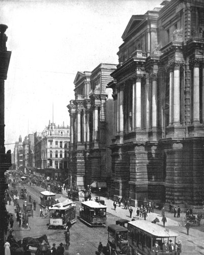 Randolph Street, Chicago, Illinois, USA, c1900. af Unbekannt