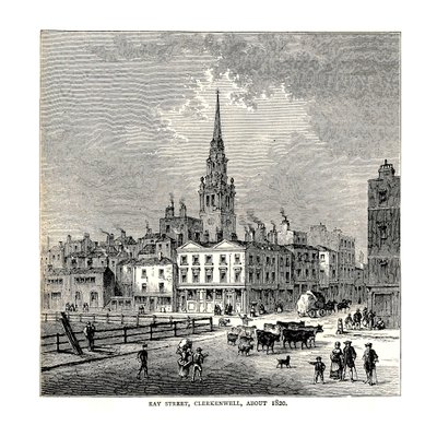 Ray Street, 1820 af Unbekannt