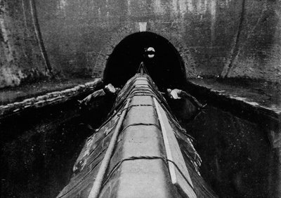 Klar til at begynde at sejle en kanalbåd, London, c1890 1903 af Unbekannt