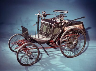 Bagmotor Benz Velo bil, tysk, 1894 af Unbekannt