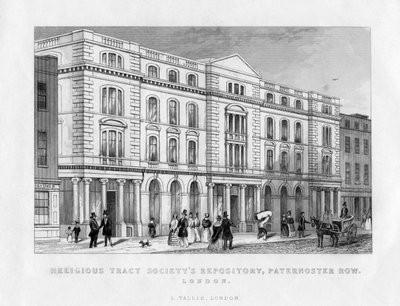 Religious Tract Societys Repository, Paternoster Row, London, 1800-tallet af Unbekannt
