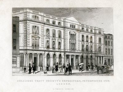 Religious Tract Societys Repository, Paternoster Row, London, 1800-tallet af Unbekannt