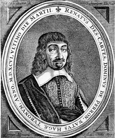 Rene Descartes, fransk filosof og matematiker, 1672 af Unbekannt