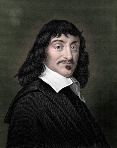 Rene Descartes, fransk filosof og matematiker, 1835 af Unbekannt