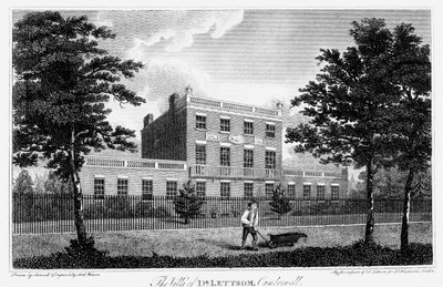 Residenz von John Coakley Lettsom, Camberwell, London, 1817 von Unbekannt