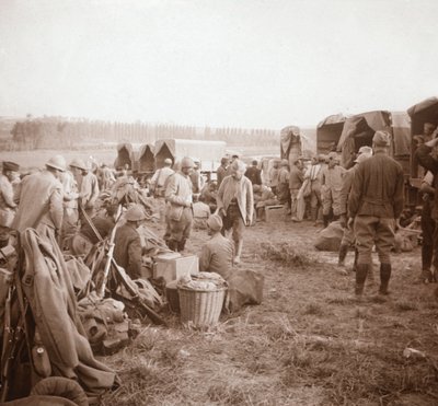 Rasteplads, Genicourt, Nordfrankrig, c1914-c1918 af Unbekannt