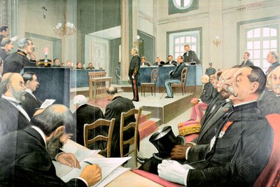 Genretssag mod Albert Dreyfus, Rennes, Frankrig, 1899 af Unbekannt