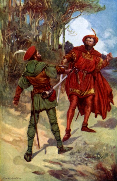 Richard I og Robin Hood, 1925 af Unbekannt