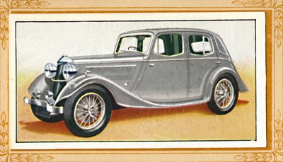 Riley 1 12-liters Falcon Saloon, c1936 af Unbekannt