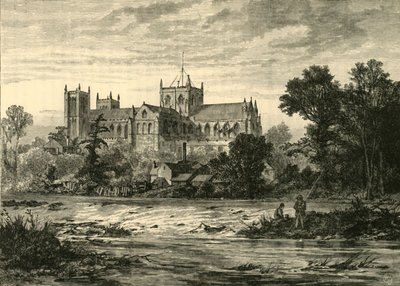 Ripon Minster, fra sydøst, 1898. af Unbekannt