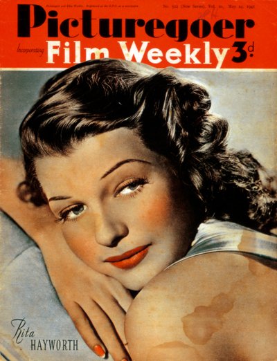 Rita Hayworth 1918-1987, amerikansk skuespillerinde, 1941 af Unbekannt