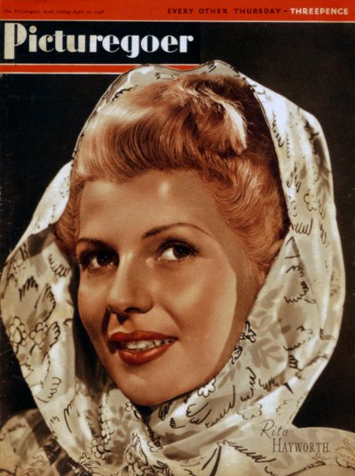 Rita Hayworth 1918-1987, amerikansk skuespillerinde, 1948 af Unbekannt