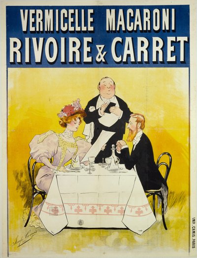 Rivoire & Carret Vermicelli Macaroni, ca. 1895. af Unbekannt
