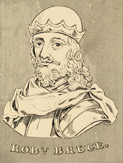 Robert Bruce, 1274-1329, 1830. af Unbekannt