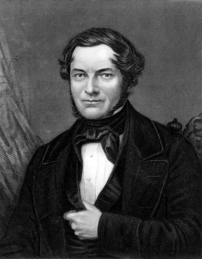 Robert Bunsen, tysk kemiker, ca. 1850