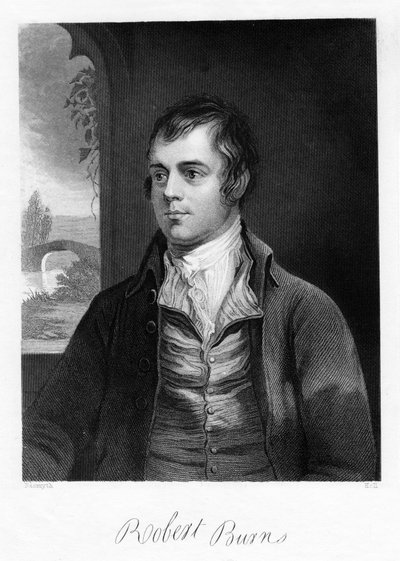 Robert Burns, skotsk digter, slutningen af det 18. århundrede af Unbekannt