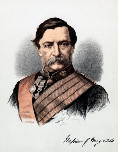 Robert Cornelius Napier, 1. baron Napier af Magdala, britisk soldat, c1880 af Unbekannt