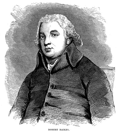 Robert Raikes, engelsk filantrop og udgiver, 1780 1880 af Unbekannt