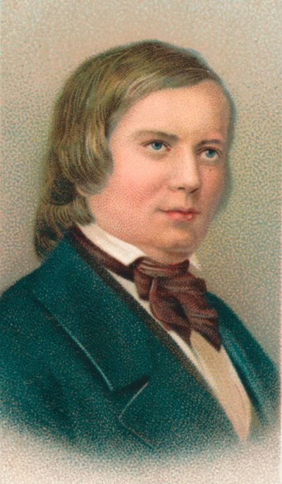Robert Schumann 1810-1856, tysk komponist, 1911 af Unbekannt