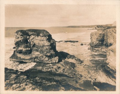 Rocks at Porth - Newquay, 1927 af Unbekannt
