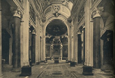 Roma - Interiør af det hellige kors i Jerusalems basilika, 1910 af Unbekannt