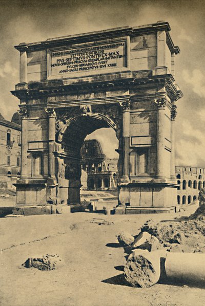 Roma - Forum Romanum - Titusbuen, 1910. af Unbekannt