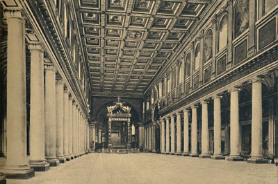 Rom - S. Maria Maggiore. Hovedskib,, 1910. af Unbekannt