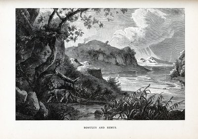 Romulus og Remus, 1882 af Unbekannt