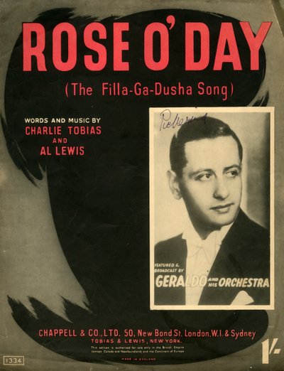 Rose ODay The Filla-Ga-Dusha-sang, 1941. af Unbekannt