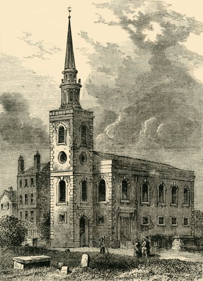 Rotherhithe kirke, 1750, c1878. af Unbekannt
