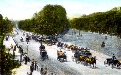 Rotten Row, Hyde Park, London, 20. århundrede af Unbekannt