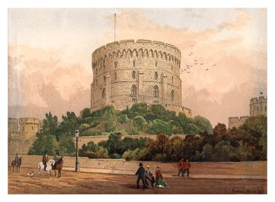 Rundetårn, Windsor, 1880 af Unbekannt