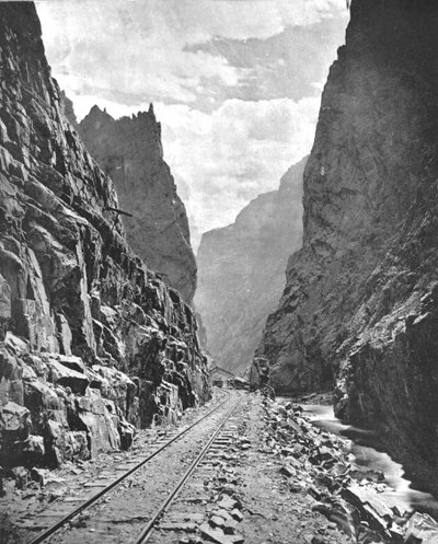 Royal Gorge of the Arkansas River, Colorado, USA, c1900. af Unbekannt