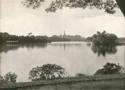 Royal Lakes, Rangoon, 1900. af Unbekannt