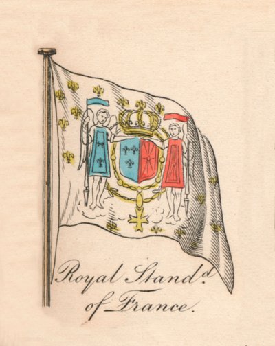 Royal Standard of France, 1838 af Unbekannt