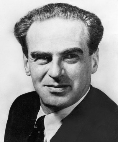Rudolf Slansky, generalsekretær for Tjekkoslovakiets kommunistiske parti. af Unbekannt