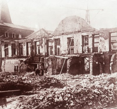 Ruiner, Louvain, Belgien, c1914-c1918 af Unbekannt