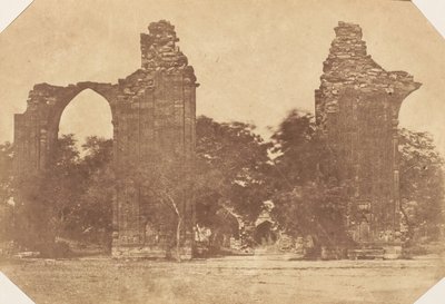 Ruiner ved Old Delhi, 1850