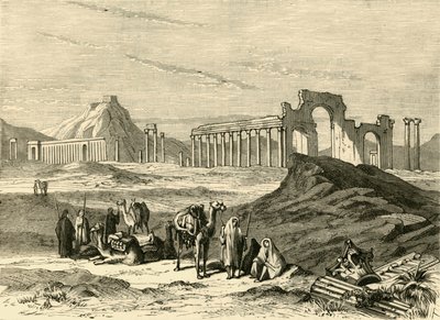 Ruinerne af Palmyra, 1890. af Unbekannt