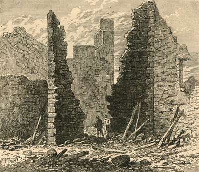 Ruinerne af Barbican på Ludgate Hill, 1792, 1897. af Unbekannt